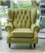 Elegant Leather Wingback Chair for Modern Living Areas