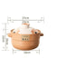 Versatile High-Heat Ceramic Casserole Pot Set for Stovetop Cooking