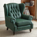 Elegant Leather Wingback Chair for Modern Living Areas