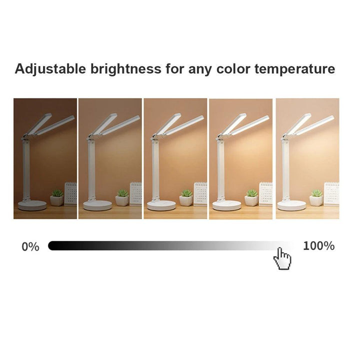 Contemporary Touch-Sensitive LED Desk Lamp – Customizable Brightness and Eye-Friendly Design for Home and Office Use
