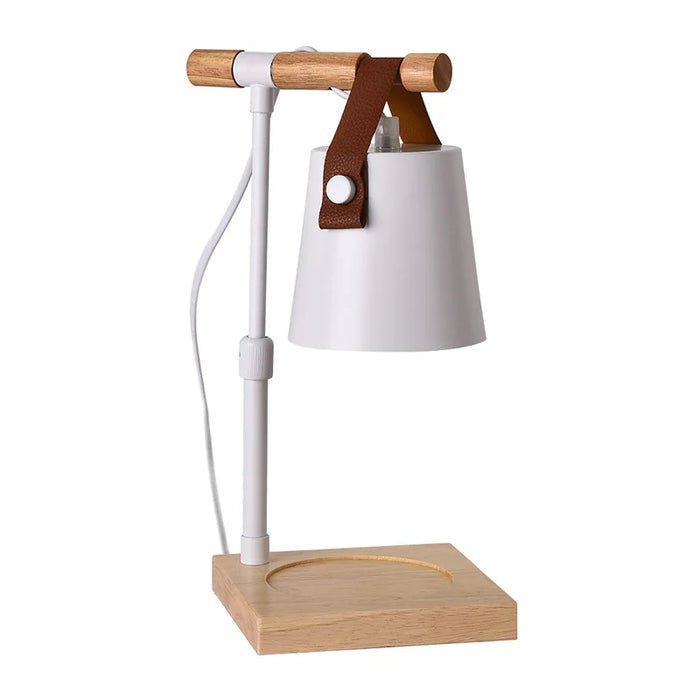 Luxurious Wooden Fragrance Lamp with Built-In Timer for Elegant Bedside Decor