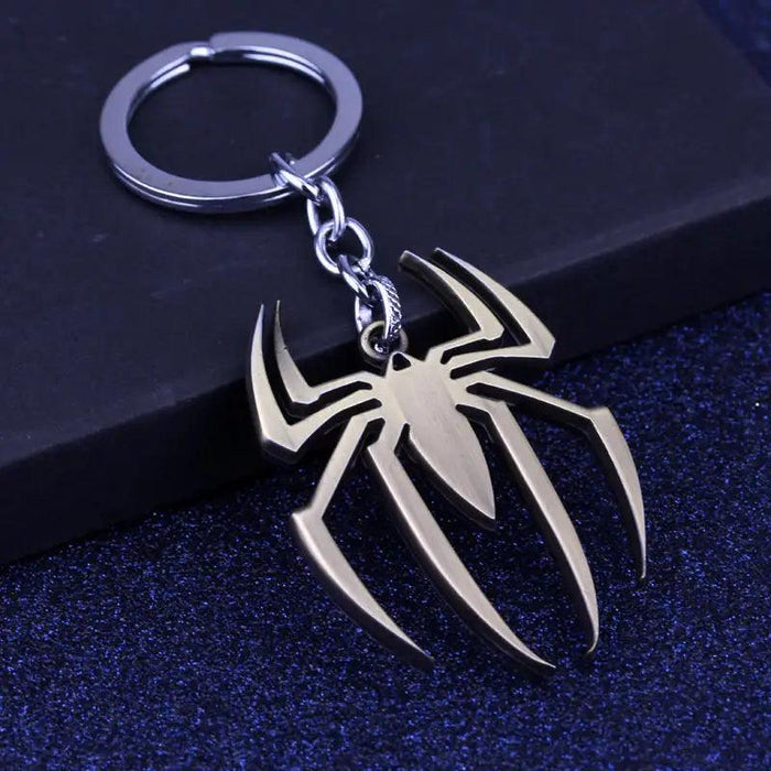 Spiderman Emblem Keychain - Stylish Spider Keyring for Marvel Enthusiasts