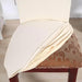 Elegant Beige Stretchable Slipcovers for Dining Chairs at Special Events