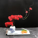 Artistic Floral Sashimi Serving Set for an Exquisite Dining Experience