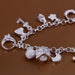 Elegant 925 Sterling Silver Heart Charm Bracelet - A Cherished Reminder of Love