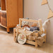 Elegant Wooden Baby Storage Basket for Nursery Organization and Celebrations