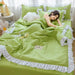 Chic Summer Lightweight Comforter with Ruffled Edges