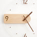 Sleek Scandinavian 3D Wooden Wall Clock - A Touch of Timeless Elegance for Your Home