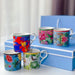 Luxurious Spring European Bone China Coffee Mug Collection - Exquisite Serveware Set