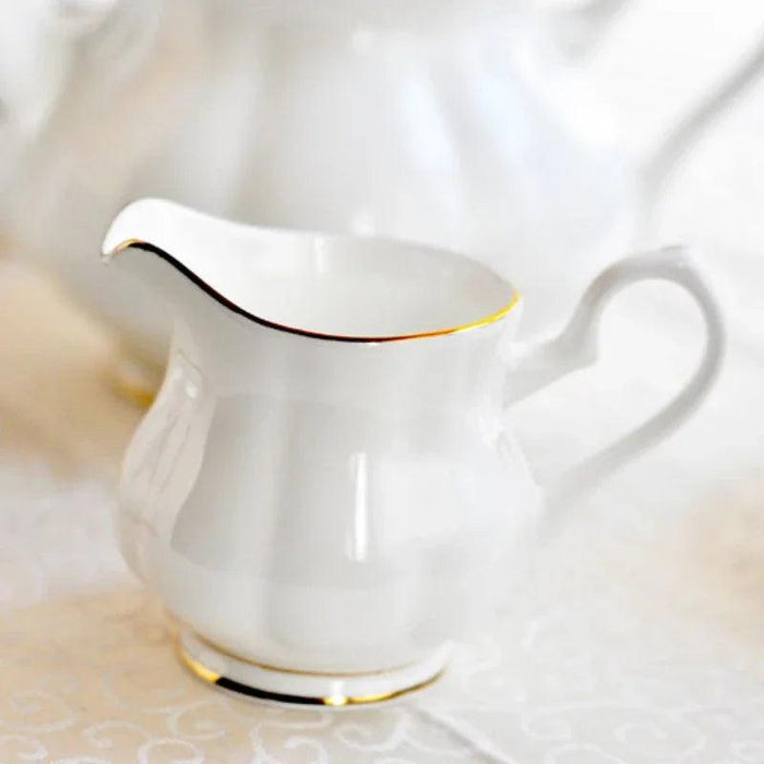 Exquisite European Bone China Tea and Coffee Collection with Phnom Penh Teapot