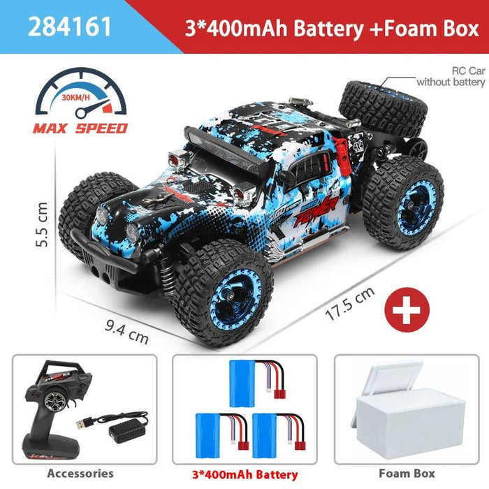 WLtoys 1:28 Mini 4WD Electric RC Drift Car - 30KM/H Remote Control Racing Toy for Kids and Enthusiasts