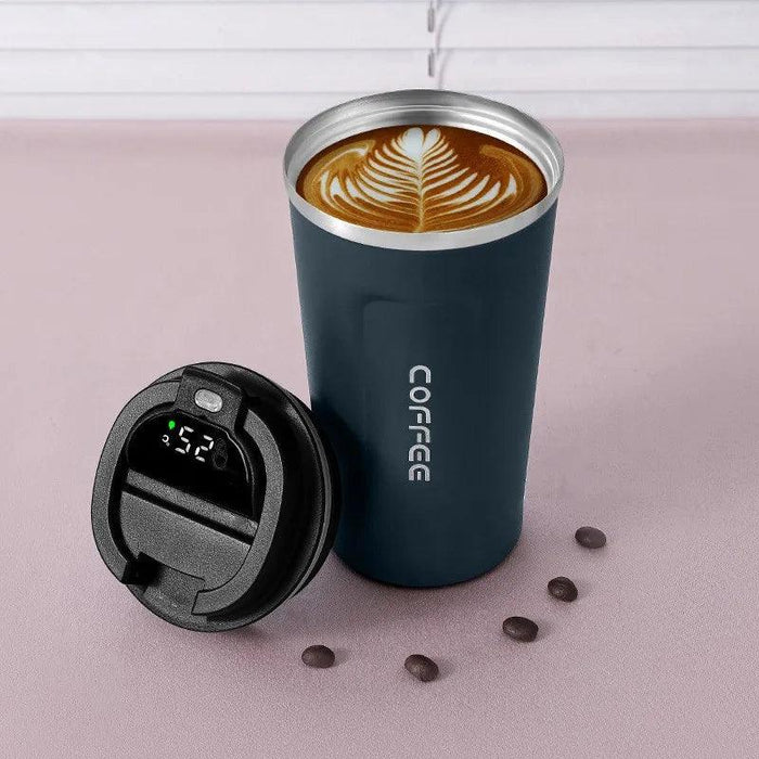 Smart LED Temperature Display Thermal Coffee Mug - 380/510ml Stainless Steel Insulated Cup