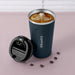 Smart Insulated Coffee Mug with LED Temperature Indicator - 380/510ml Stainless Steel Cup