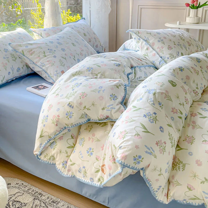 Pastoral Floral Charm Girl's Bedding Collection