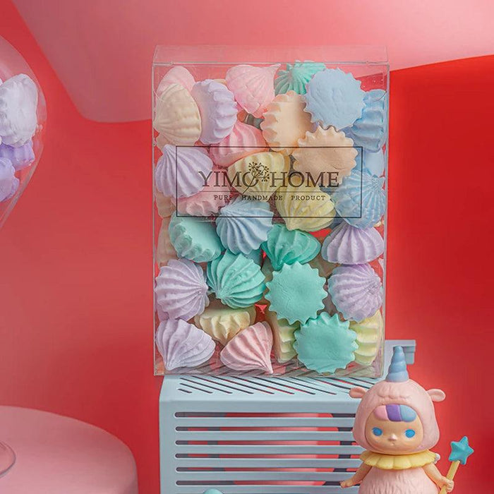 Whimsical 54-Piece Miniature Candy Meringue and Sugar Biscuit Collection for Sweet Decor and Photography