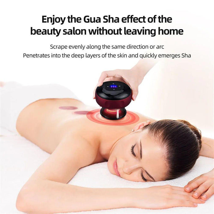 Revolutionary Electric Cupping Massage Tool with Gua Sha Feature for Deep Relaxation and Body Sculpting