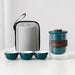 Travel-Friendly Ceramic Tea Brewing Set for Tea Aficionados