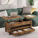 Versatile Lift-Top Coffee Table with Hidden Storage and Height Adjustment