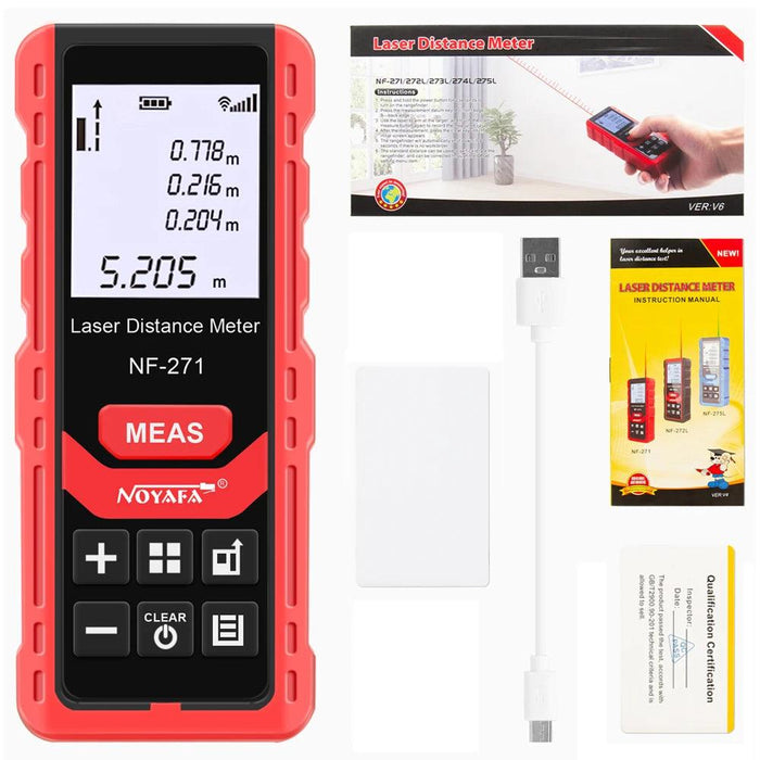 Precision Digital Laser Distance Meter - Advanced Measuring Tool for Construction (50M/70M)