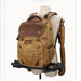 Vintage Batik Canvas Camera Backpack with USB Charging Feature - Ideal for Men’s Photography and Travel Adventures