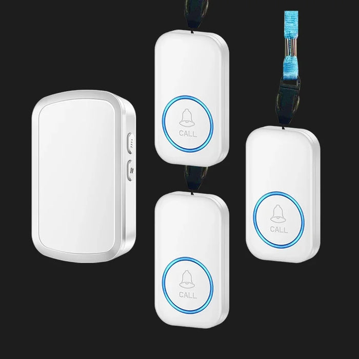 Emergency SOS Wireless Alert System with Custom Melodies - Long-Range Safety Button Set