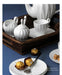 Elegant Royal 21-Piece Bone China Tea and Coffee Set with Intricate Design