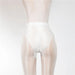 Elegant Sheer Satin High-Waist Lingerie Briefs for Women