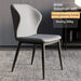 Nordic Luxury Genuine Leather Dining Chair with Contemporary Design