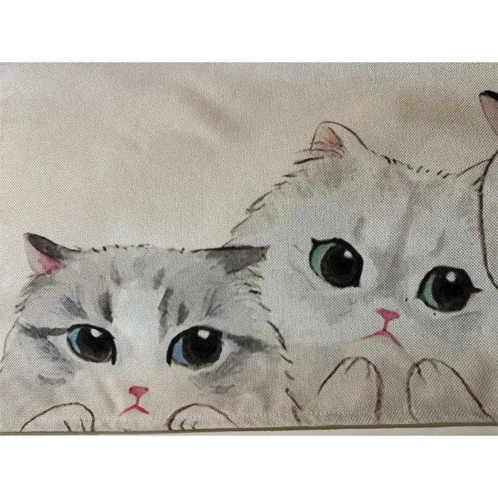 Enchanting Cat-Inspired Noren Tapestry Curtain for Chic Home Styling