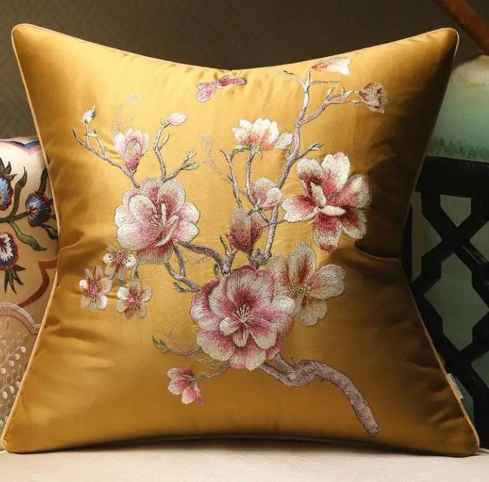 45x45/50x35cm Chinese Traditional Embroidered Bird Cushion Cover