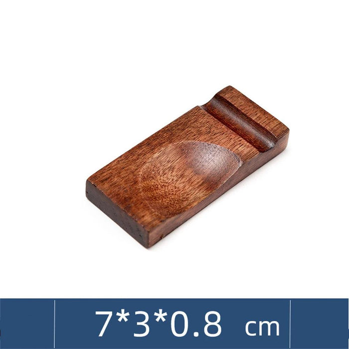 Eco-Friendly Japanese Wooden Chopstick Rest - Stylish Accent for Dining and Kitchen Decor