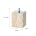 Natural Beige Travertine Luxury Bathroom Accessory Collection - Soap Dispenser, Dish, Reed Diffuser & Vanity Tray Set