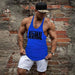 Men's Sleeveless Cotton Tank Top for Bodybuilding and Fitness - Muscle Stringer Vest