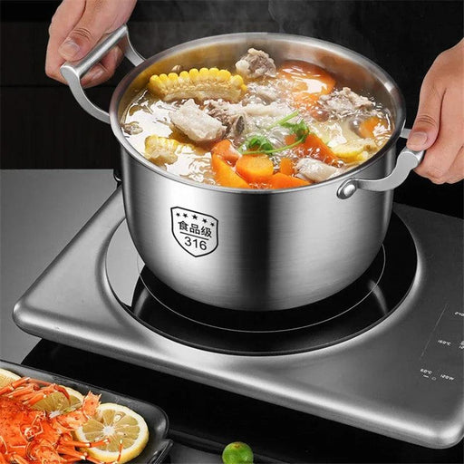 Premium 316 Stainless Steel Congee Steamer - Large Capacity Heavy-Duty Cooking Pot for Enhanced Culinary Experiences