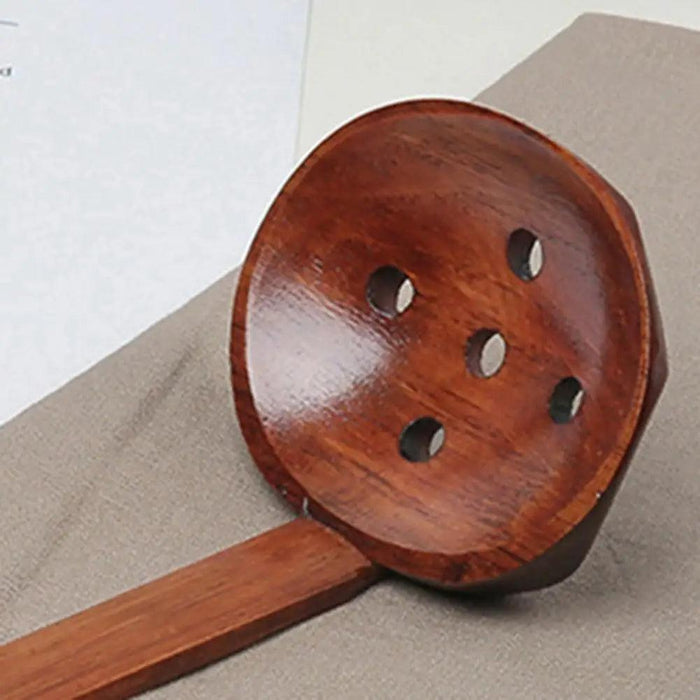 Artisan Extra-Large Japanese Wooden Ladle for Ramen and Soup Serving