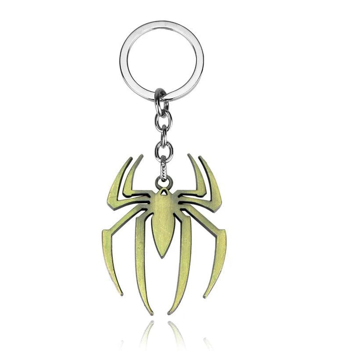 Spiderman Emblem Keychain - Stylish Spider Keyring for Marvel Enthusiasts