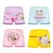 10-Pack Cute Cotton Boxer Briefs for Toddler Girls - Soft and Breathable Underwear Set