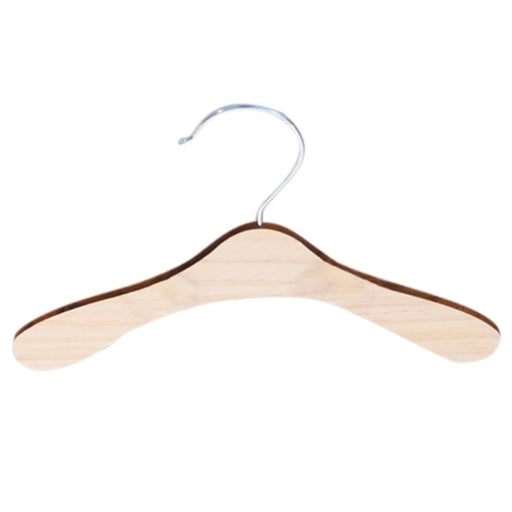 10-Piece Wooden Dog Clothing Hangers - Sturdy and Lightweight Pet Apparel Organizers