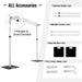 Versatile Adjustable Pipe & Drape Backdrop Stand for Events - Choose 10x10ft or 10x20ft Sizes