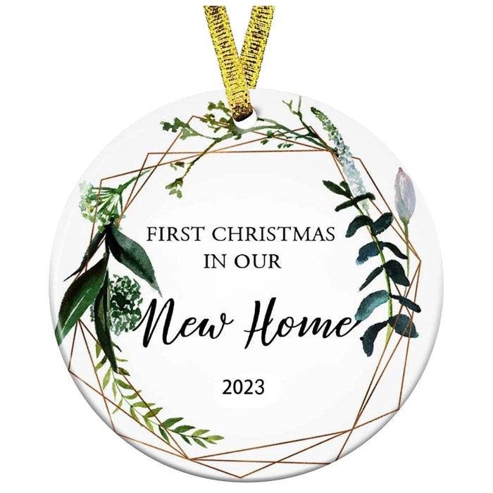 First Christmas Together 2023 Ornament - A Loving Keepsake for New Couples - Celebrate Your Journey with Joy - "Begin Your Journey" Holiday Gift