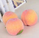 Realistic 8.5cm Honey Peach Decorative Fruit Ornament for Home Elegance