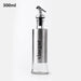 Elegant Oil and Vinegar Dispenser: Stainless Steel and Glass Culinary Essential