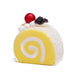 Realistic Simulation Swiss Roll Cake Model for Display and Decoration - Perfect for Photography Props and Autumn Decor