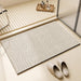 Elegant Diatomite Bath Mat Ensemble - Chic Water-Absorbing Toilet Set