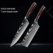 Premium Japanese Damascus Kitchen Knife Set - 1 to 10 Piece Collection for Masterful Culinary Precision