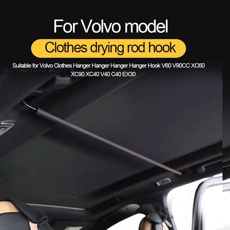 Volvo Car Wardrobe Hanger Rod for Organized Interior Storage