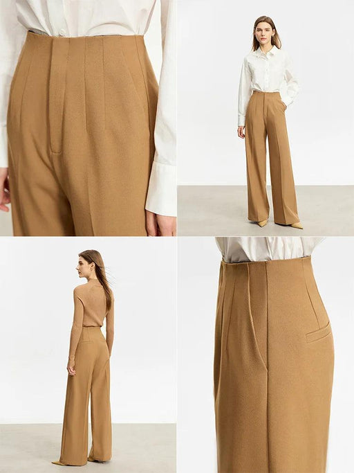 Chic Women's Wide-leg Casual Pants for Stylish Winter Comfort