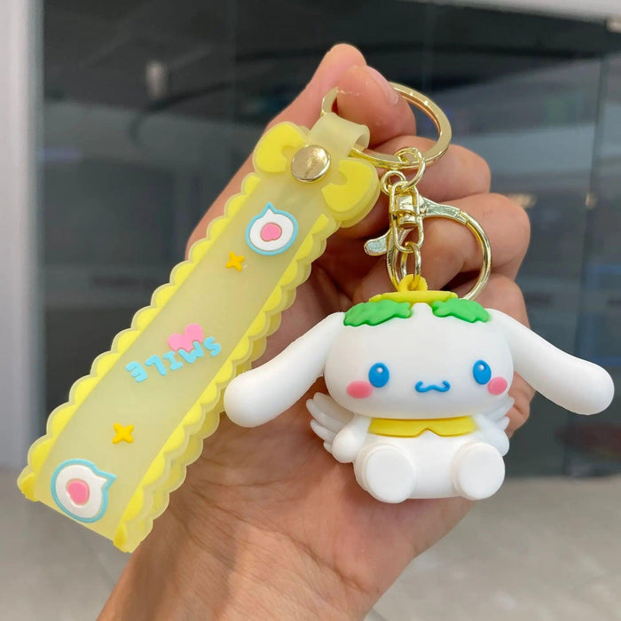 Cinnamoroll Character Keychain - Whimsical Bag and Key Charm for a Playful Touch