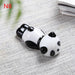 Cute Panda Ceramic Chopsticks Holder - Whimsical Tableware for Chinese & Japanese Dining