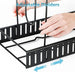 8-Tier Adjustable Kitchen Pan Storage Rack for Enhanced Organization and Durability